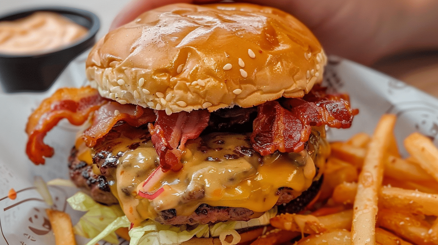 Smash Burger with Bacon-Flavored Baconnaise