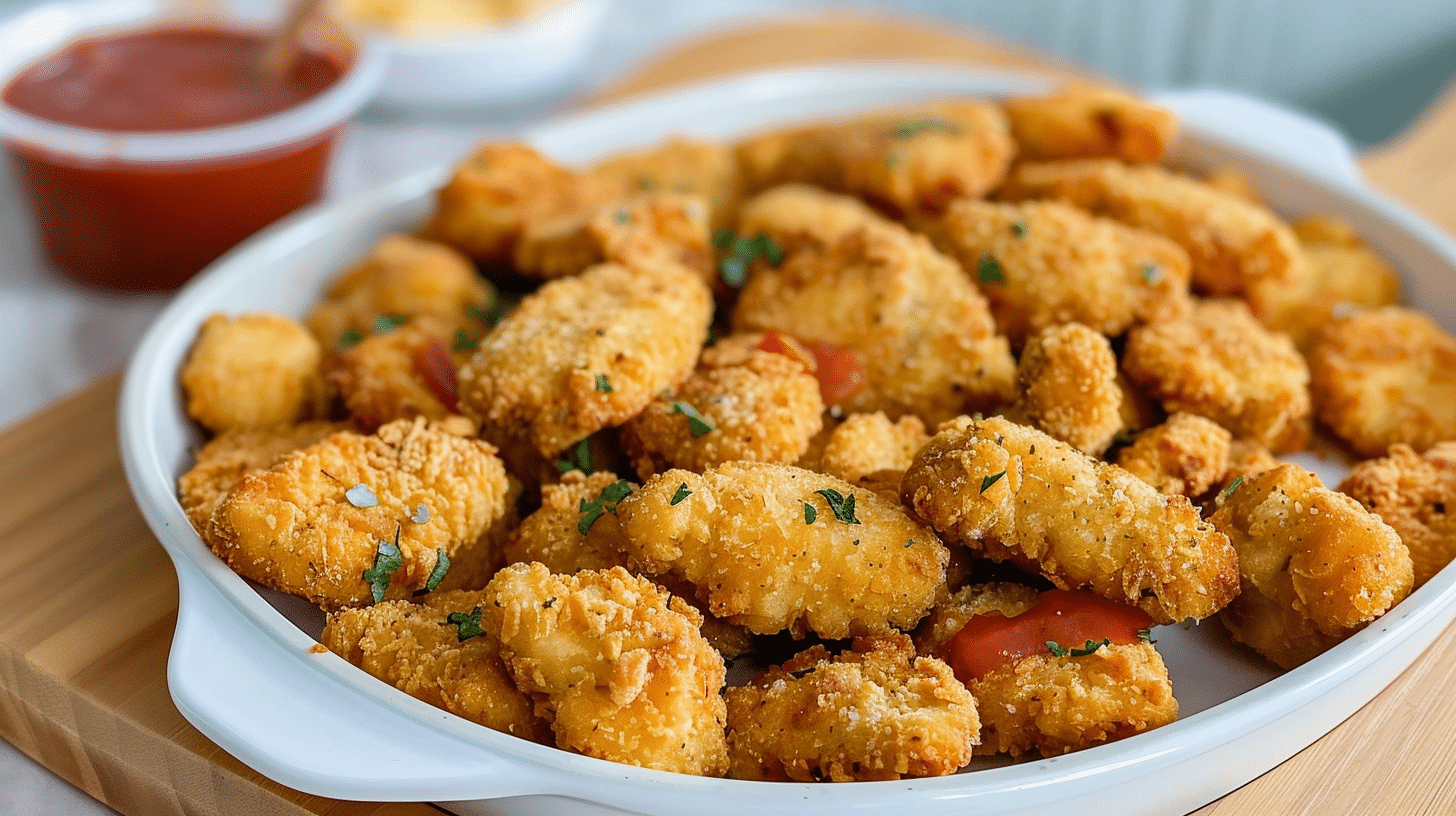 Chicken Nuggets (Parmesan): Crispy Oven-Baked Delight
