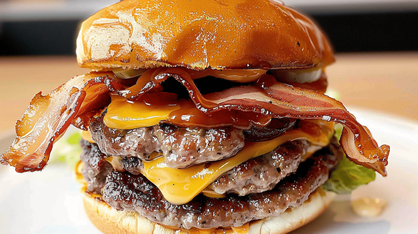 Burger Bonanza: Bacon Bliss with Beef Perfection