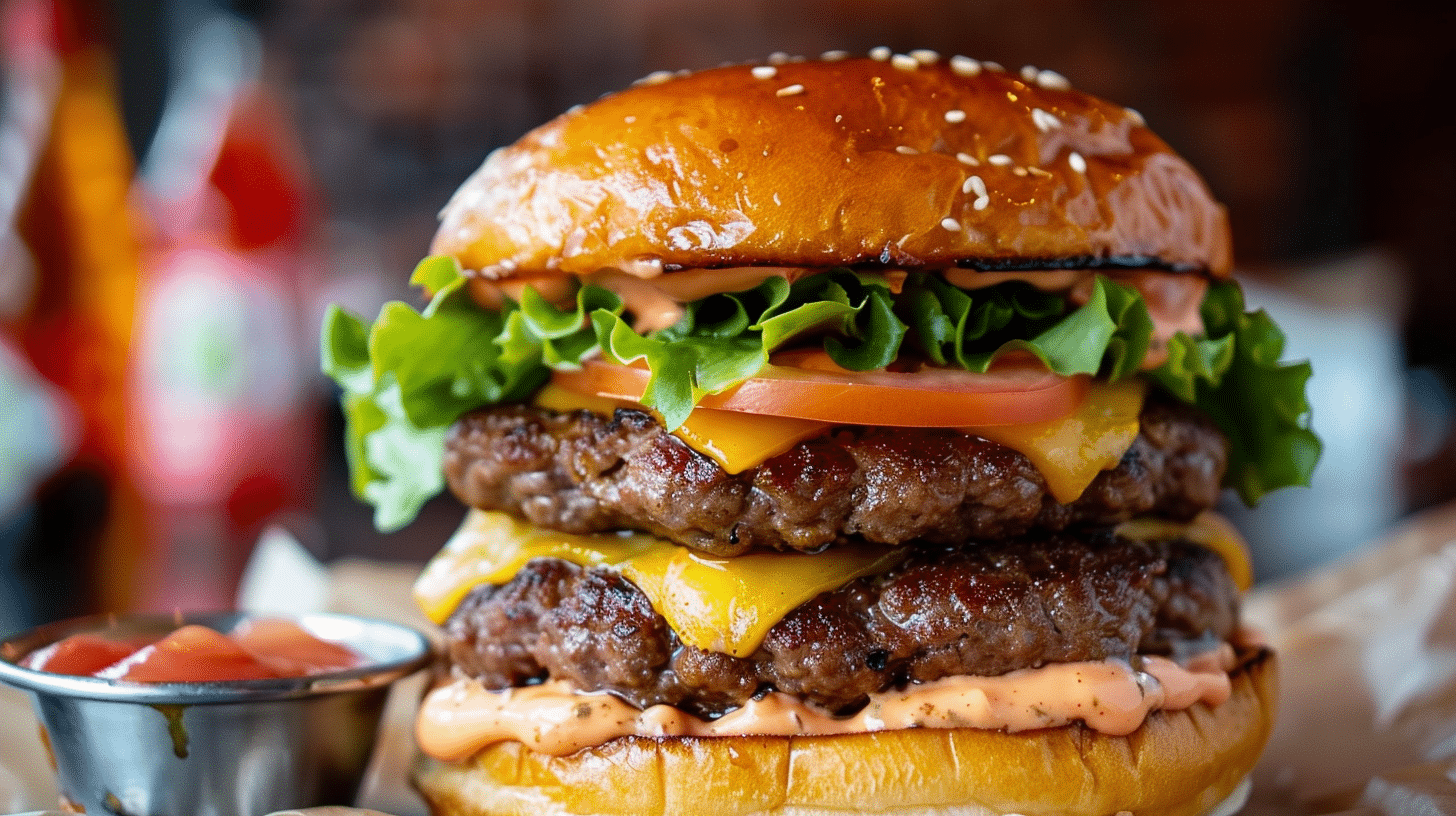 Delicious Homemade Double Burger Recipe