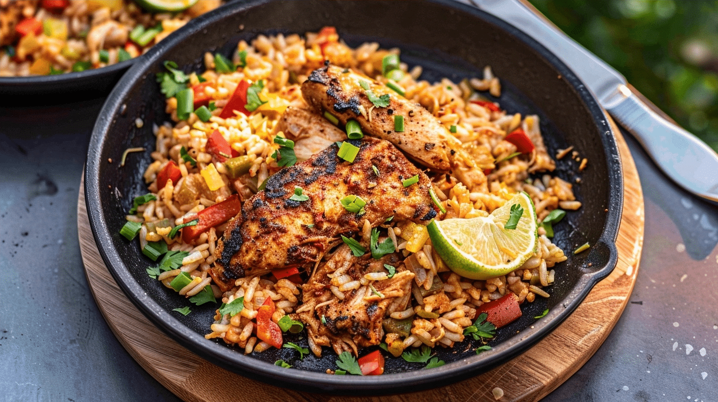 Cajun Chicken Rice Skillet: A Flavorful One-Pan Dish