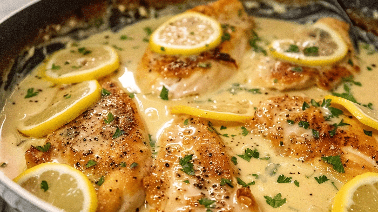 Creamy Lemon Chicken Recipe for Dinner Delight