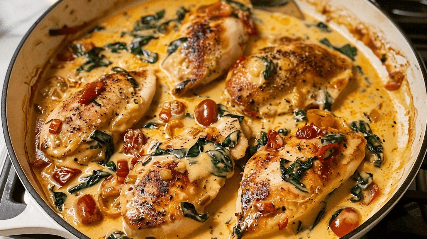 Creamy Tuscan Chicken Skillet