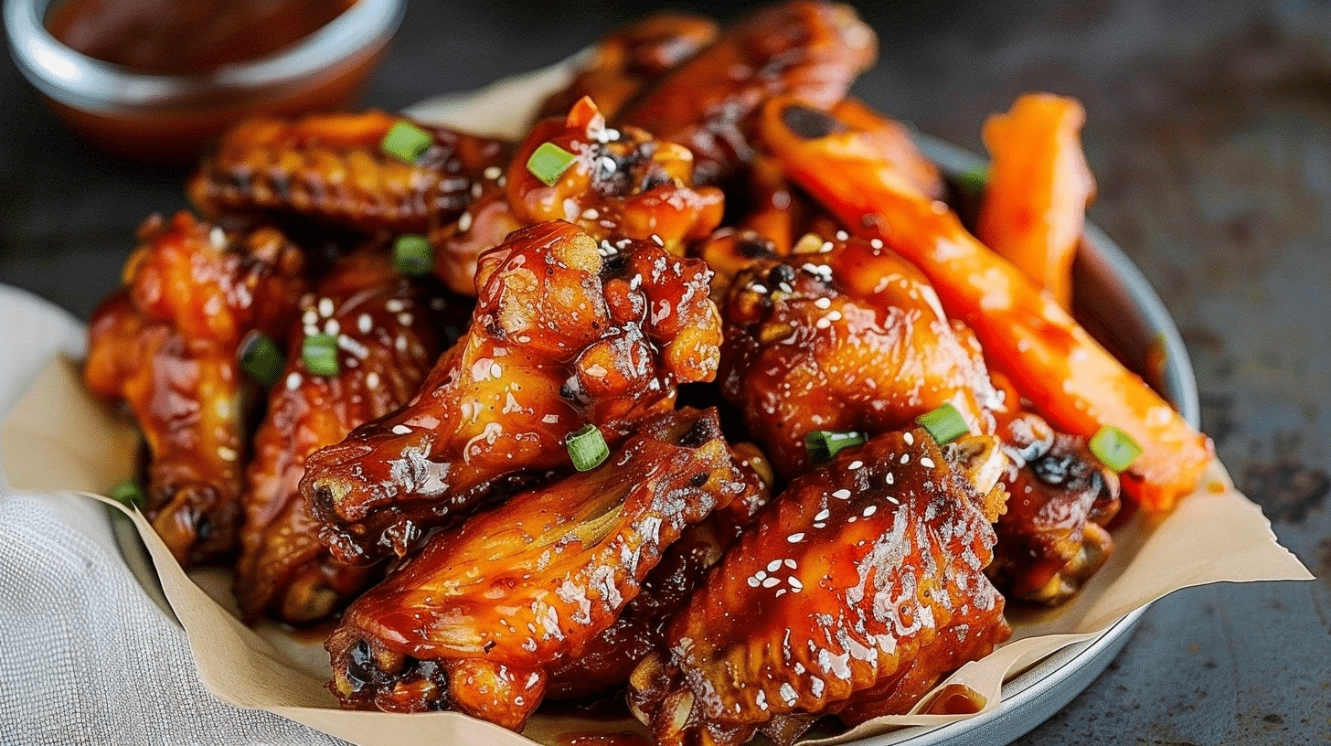 Perfect Honey BBQ Chicken Wings Recipe