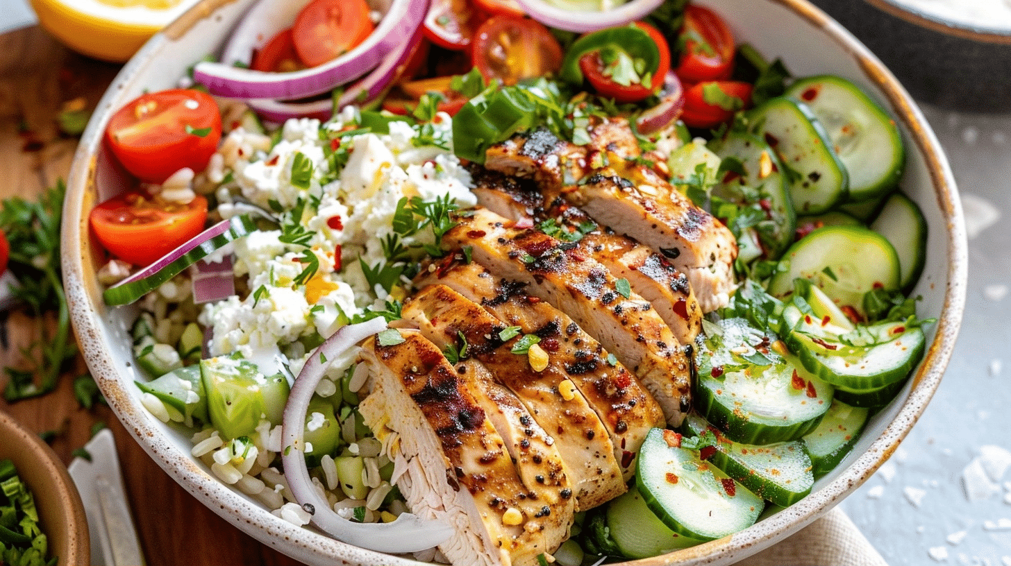 Greek Chicken Bowl: Flavorful and Nutritious Meal