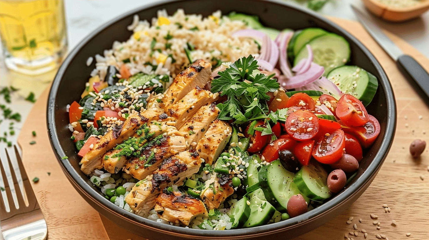 Mediterranean Chicken Bowl