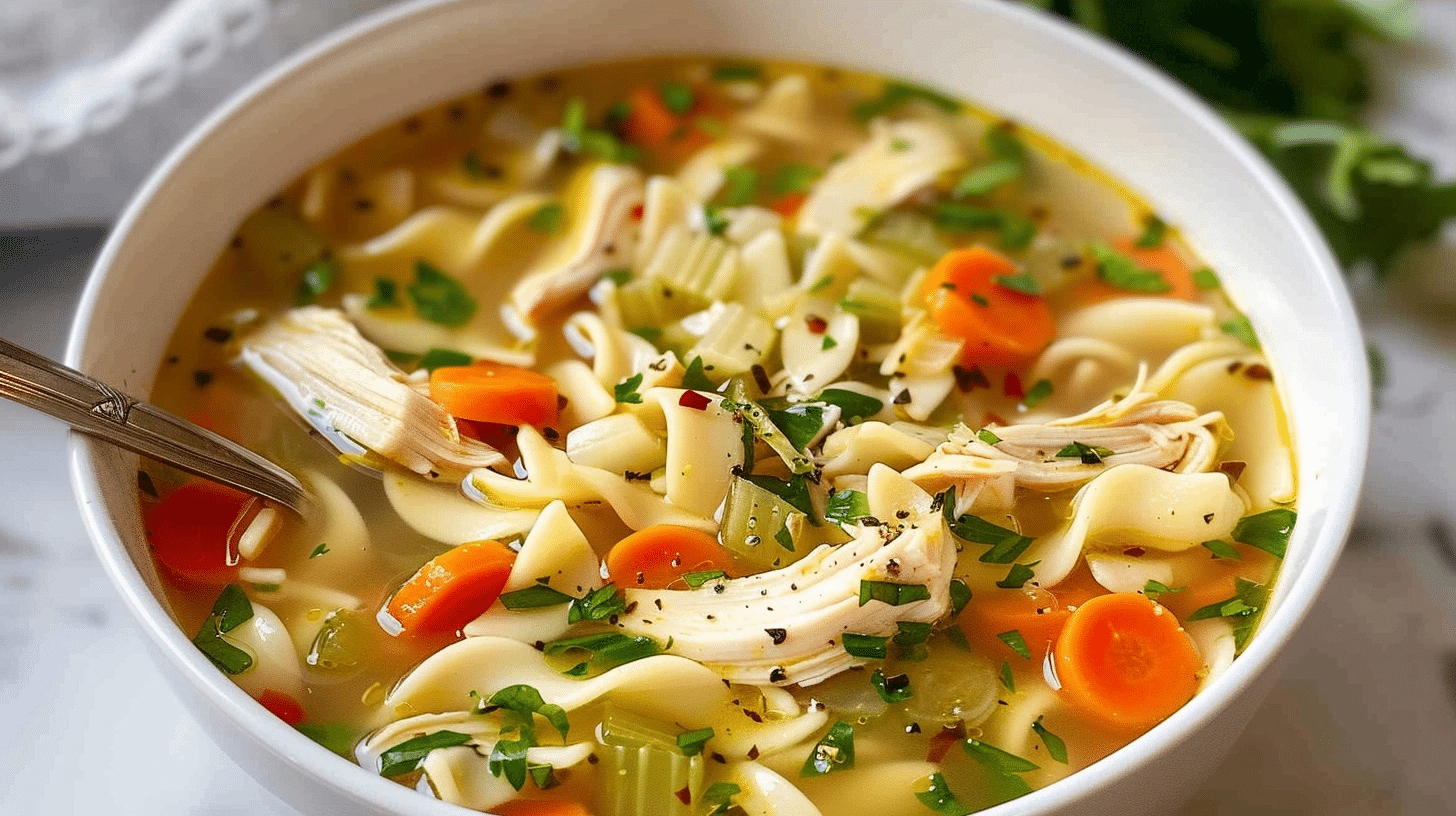Classic Chicken Noodle Soup Recipe