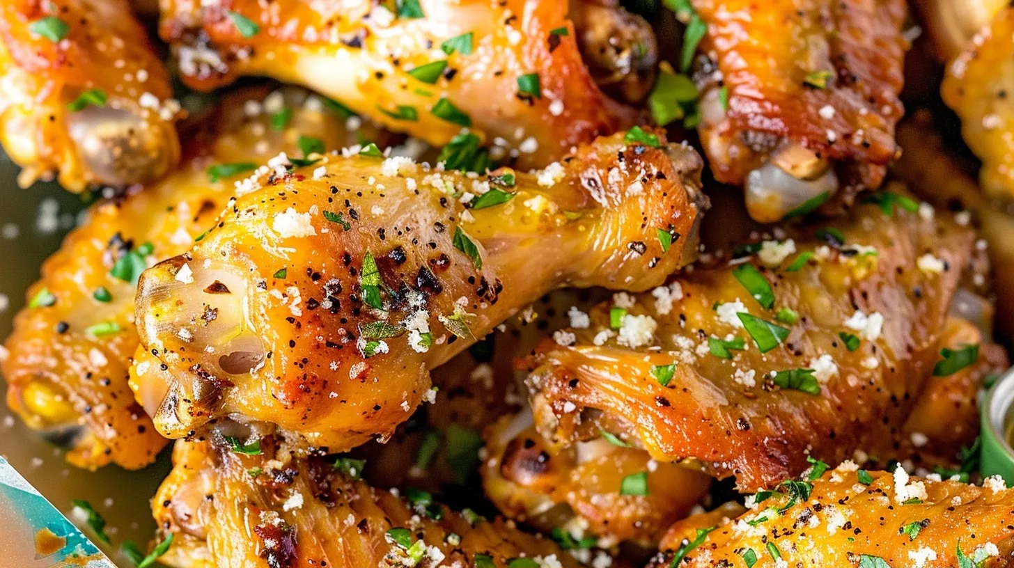 Garlic Parmesan Wings: Crispy and Flavorful