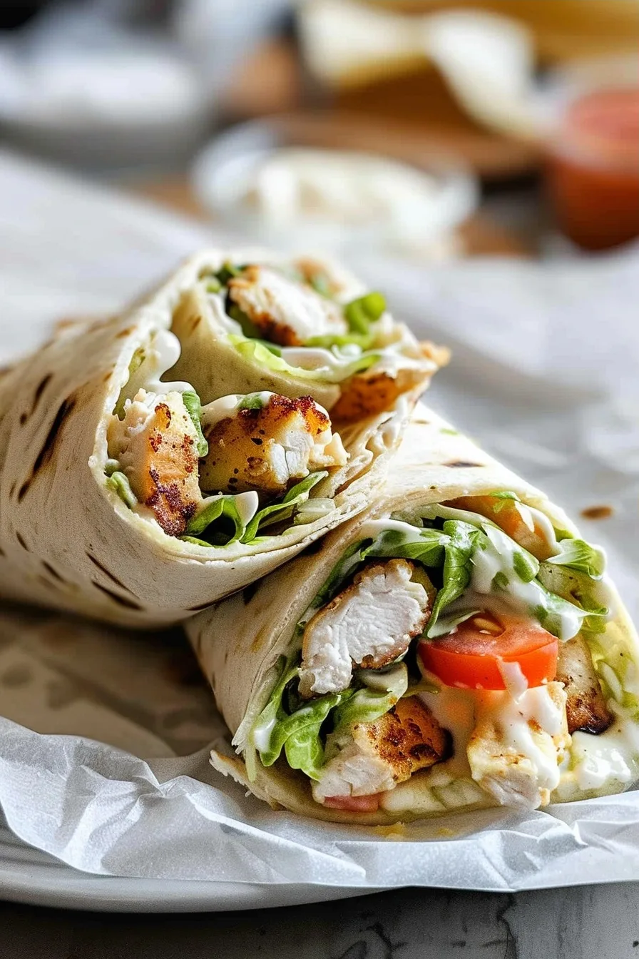 Chicken Caesar Wrap: A Flavorful Classic 1 image 1781520143641