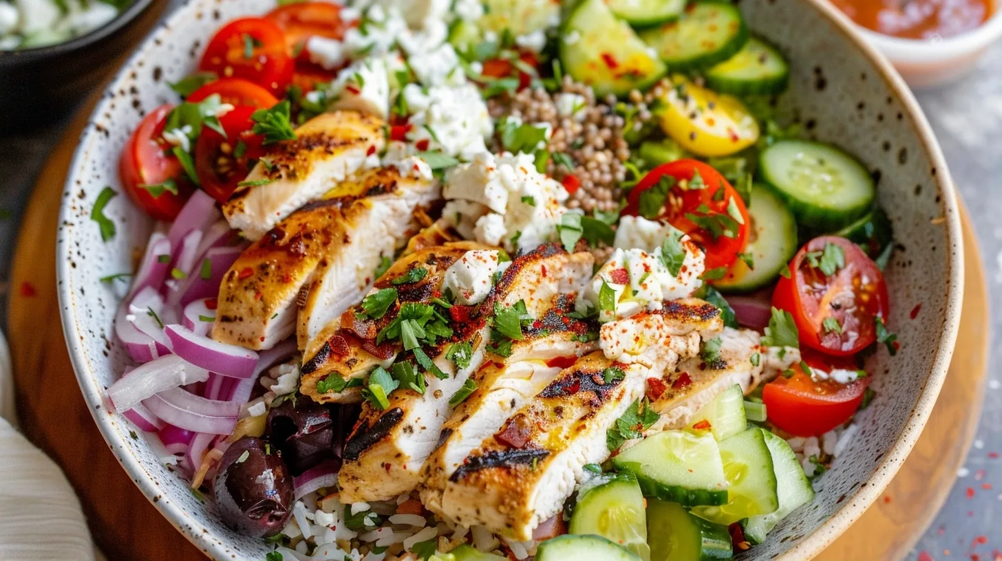 Greek Chicken Bowl: A Mediterranean Delight