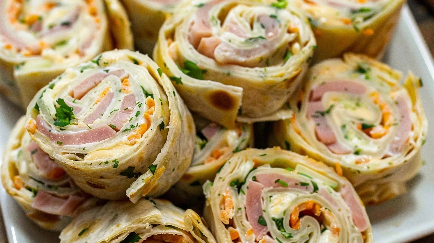 Ham & Cheese Pinwheel Wraps: A Savory Party Appetizer