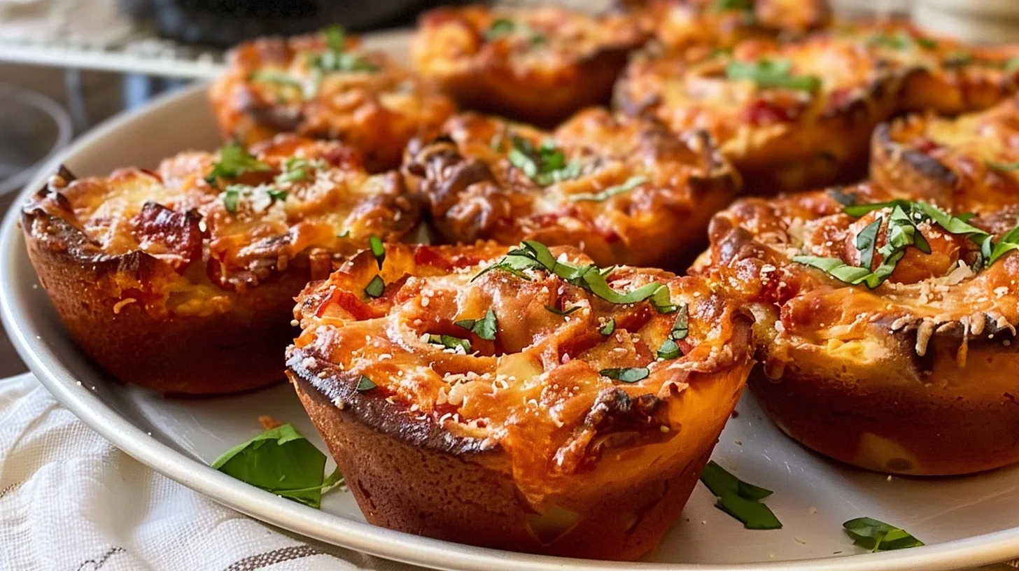 Homemade Pizza Lunch Muffins for Busy Weekdays