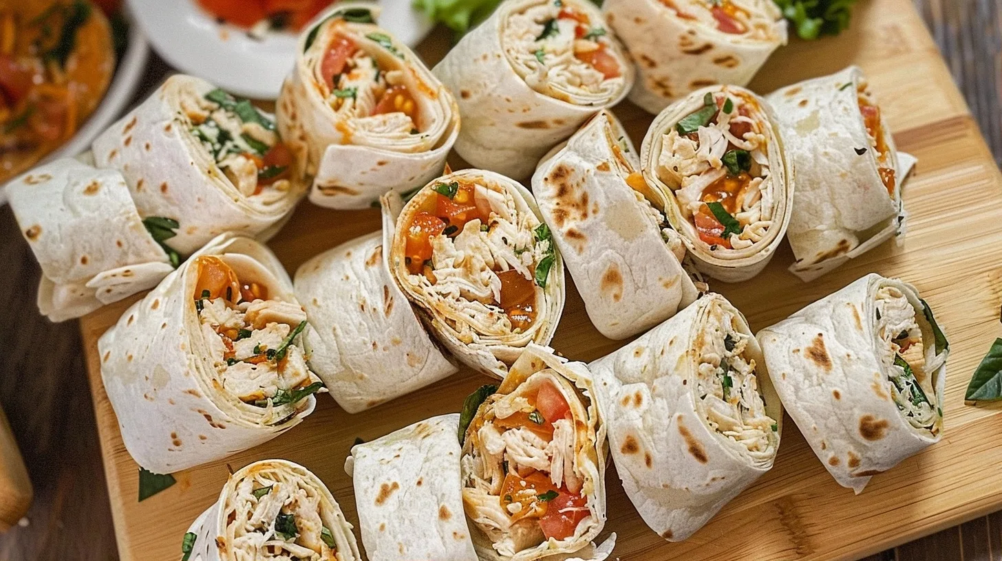 Chicken Ranch Wrap Roll-Ups 2 Chicken Ranch Wrap Roll-Ups