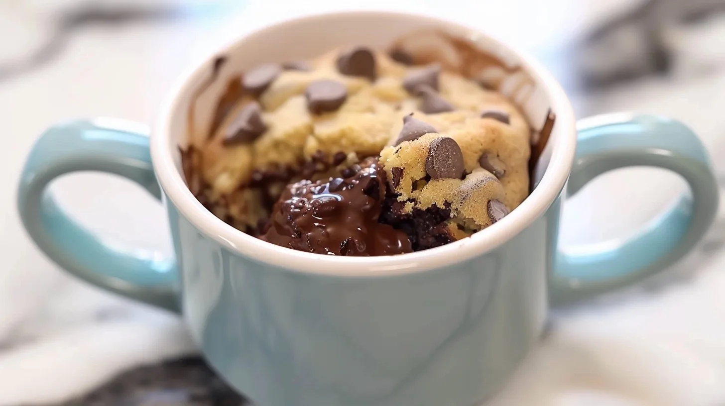 Microwave Chocolate Mug Cookie Express Treat