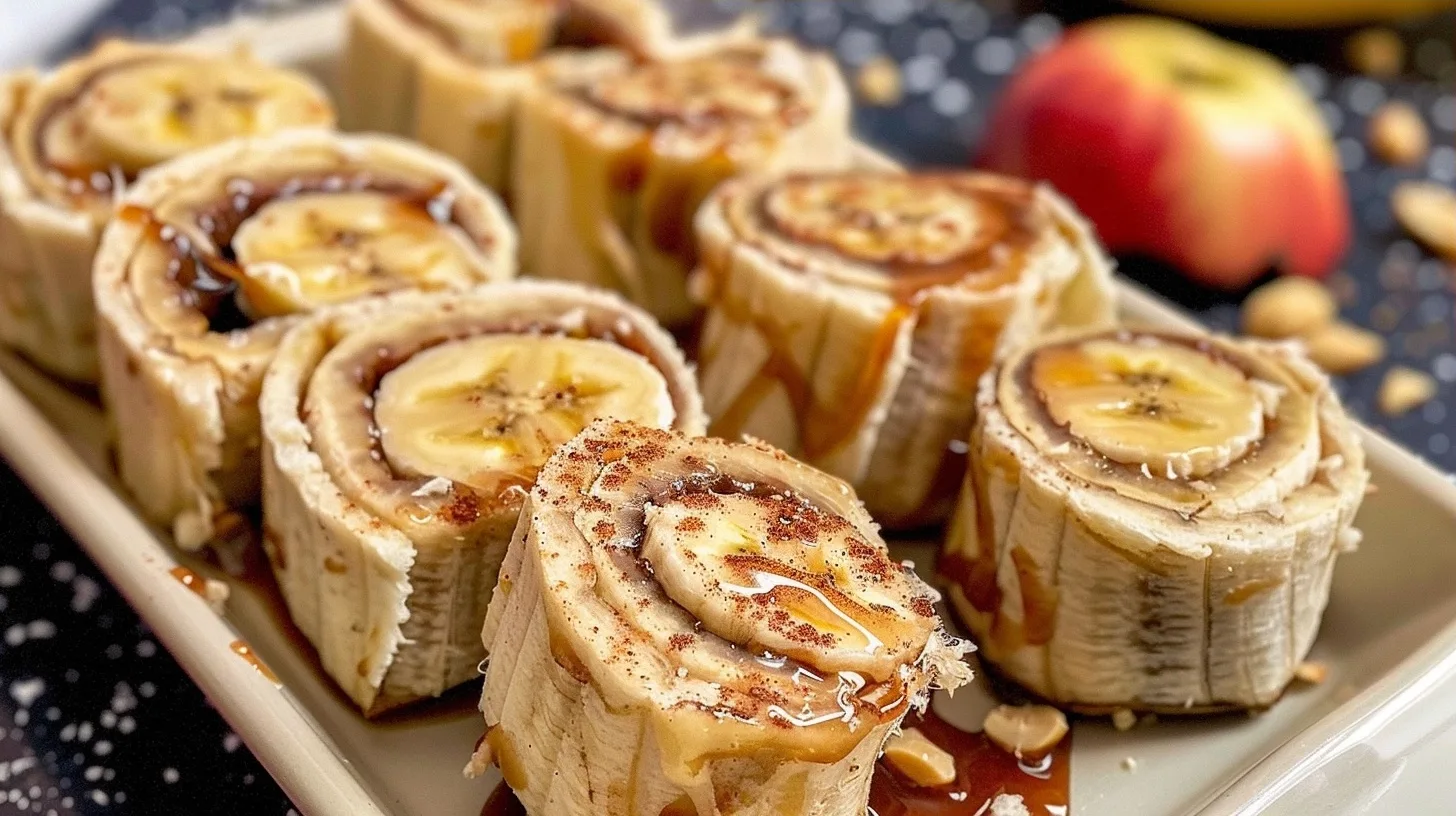 Peanut Butter Banana Roll-Ups for Quick Snacks