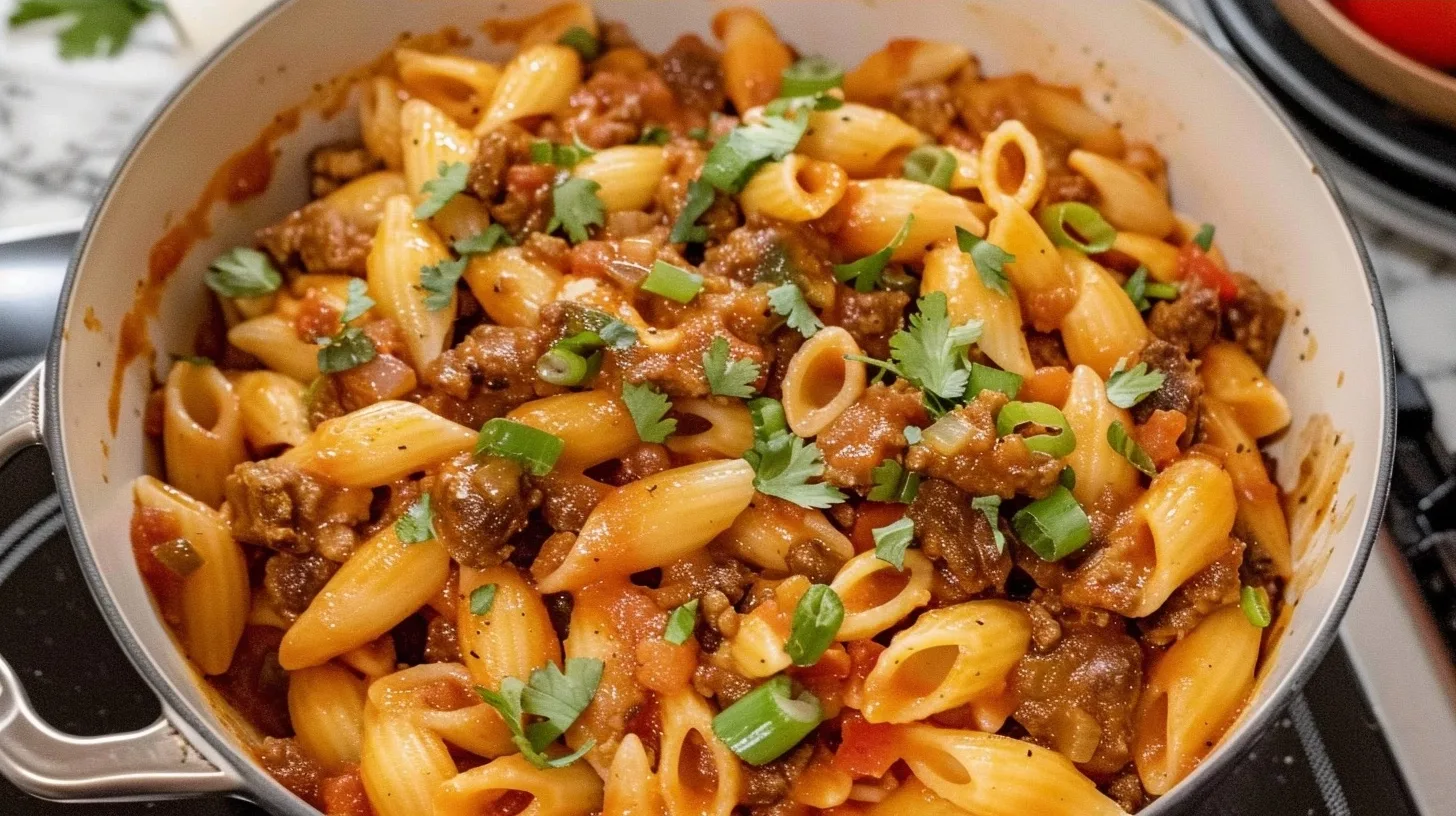One-Pot Beef Taco Pasta Recipe for Busy Weeknights