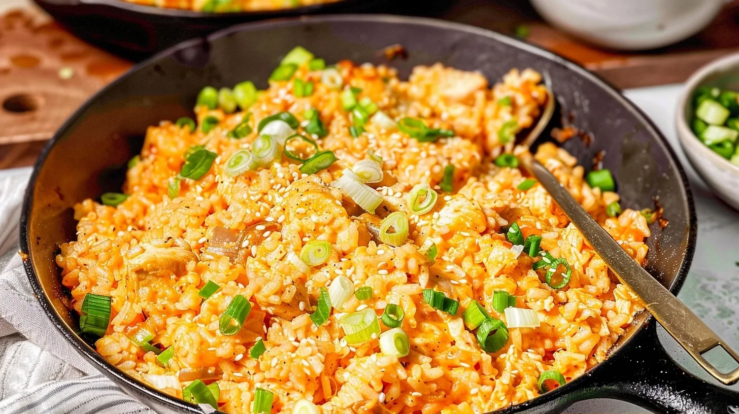 Buffalo Chicken Rice Bake: A Simple One-Pan Meal