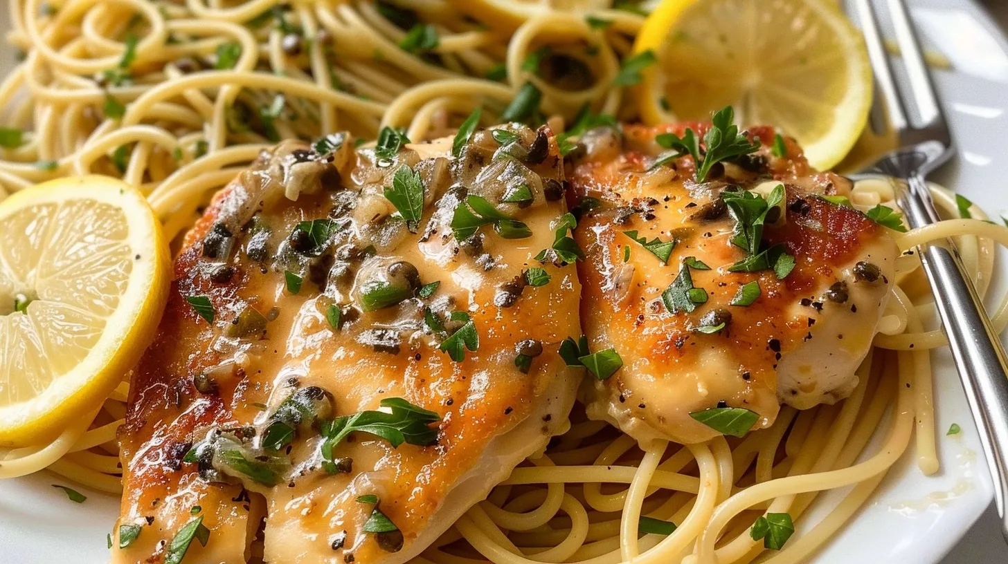 Easy Chicken Piccata with Pasta Recipe