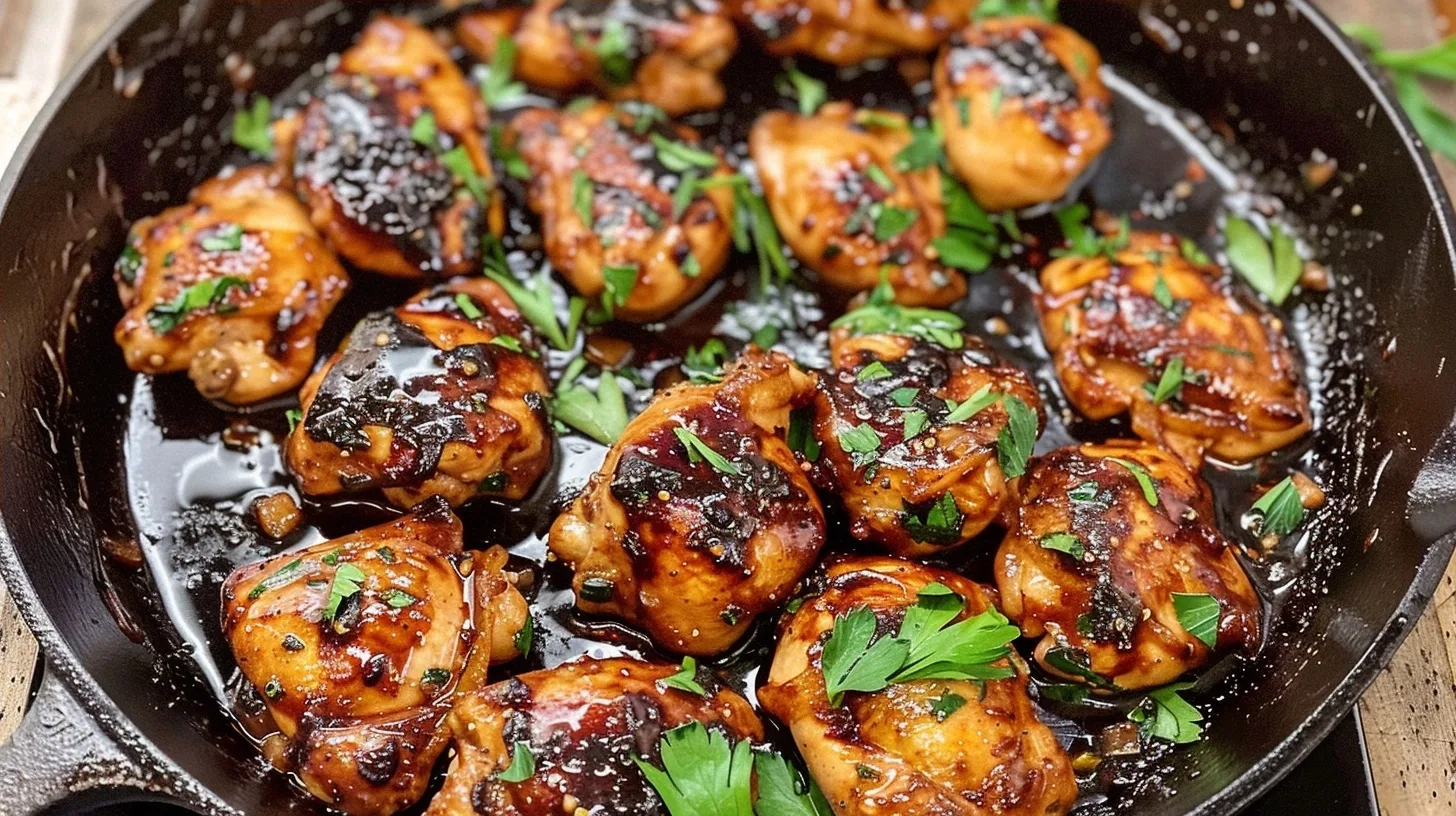 Balsamic Glazed Chicken Skillet Recipe