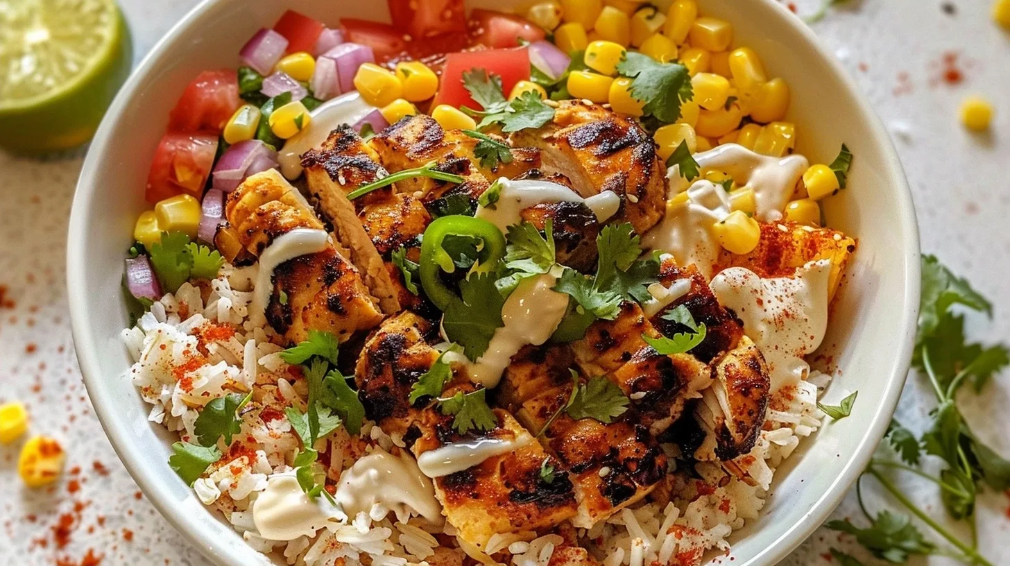 Mexican Street Corn Chicken Bowls for Easy Dinner