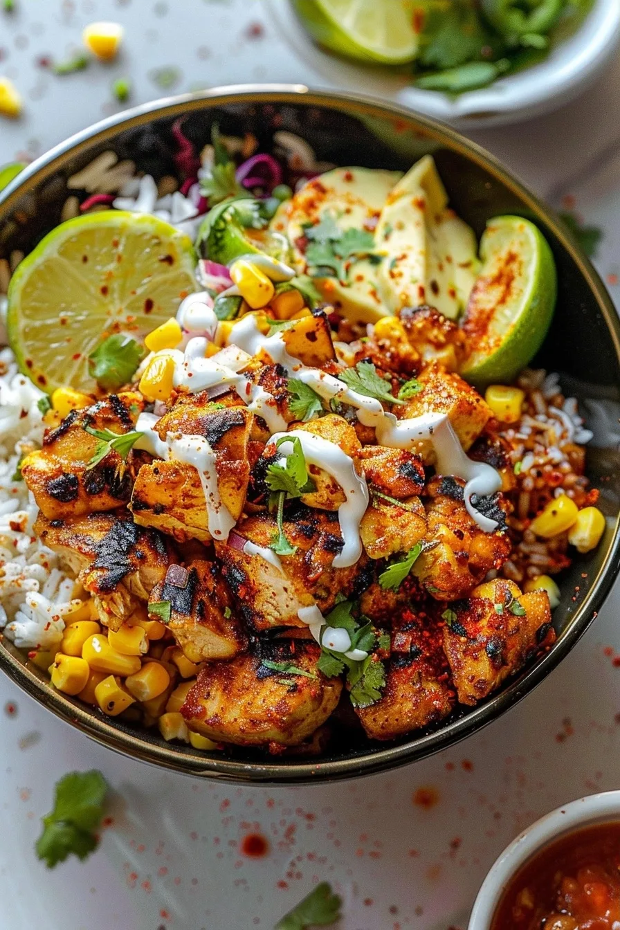 Mexican Street Corn Chicken Bowls for Easy Dinner 2 image 1785534034170