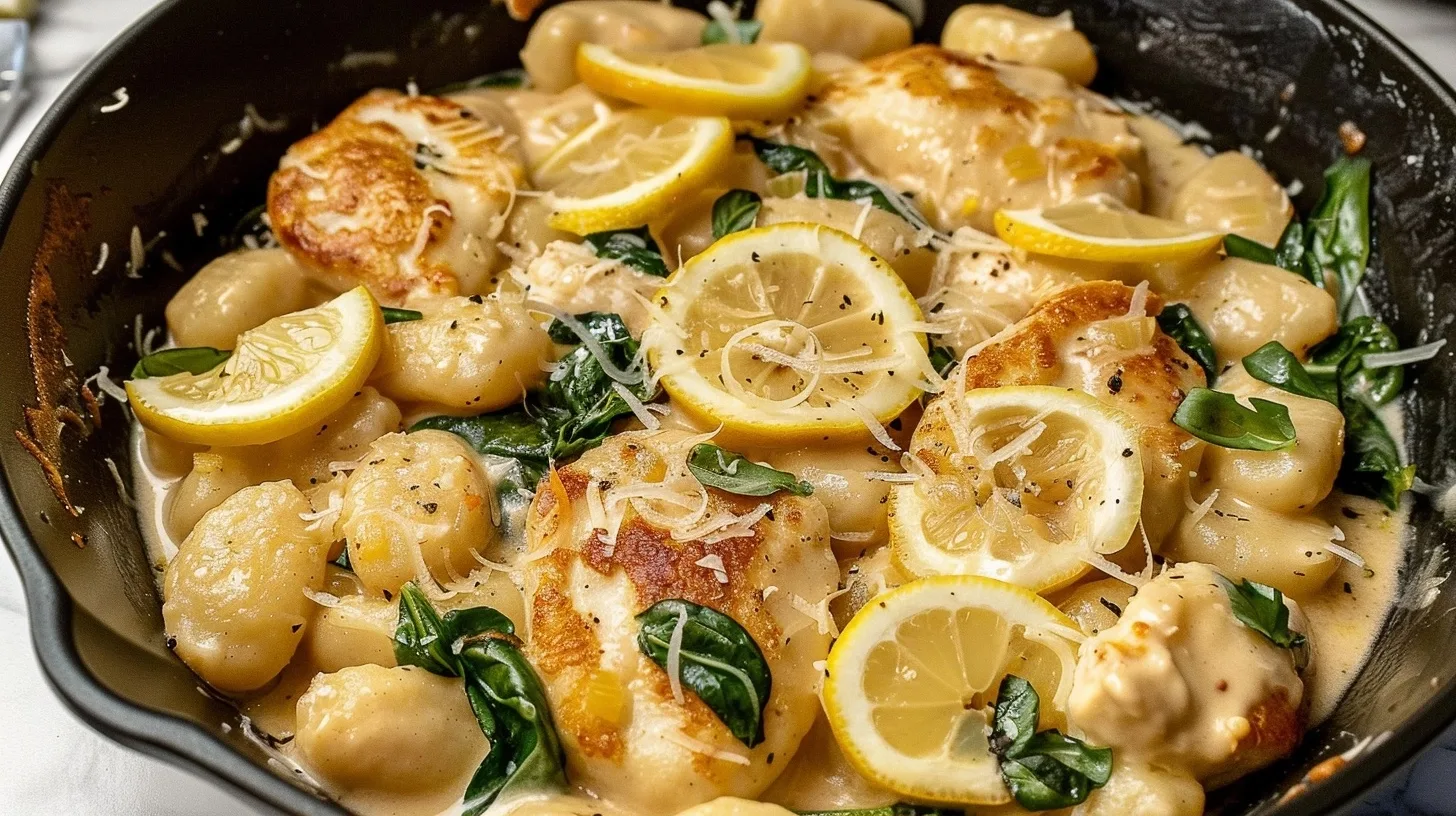 Creamy Lemon Chicken Gnocchi Recipe