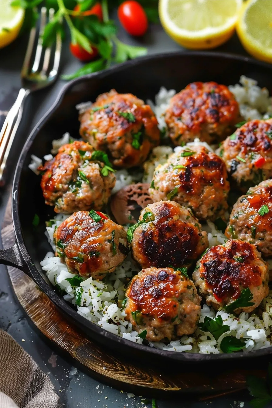 Greek Turkey Meatballs with Homemade Tzatziki Sauce 1 image 1785621756730