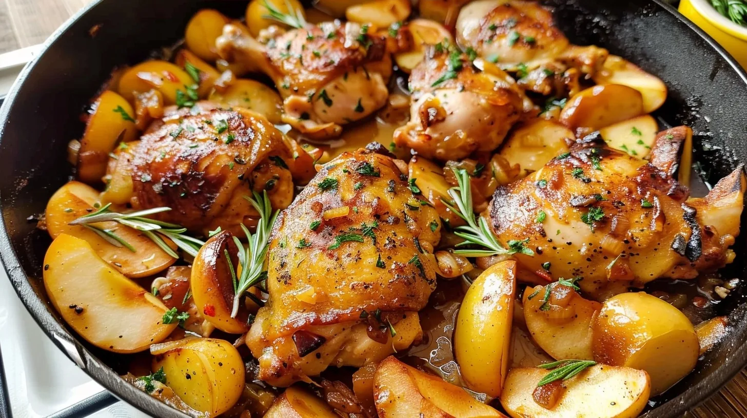 One-Pan Apple Cider Chicken for Easy Weeknight Dinners