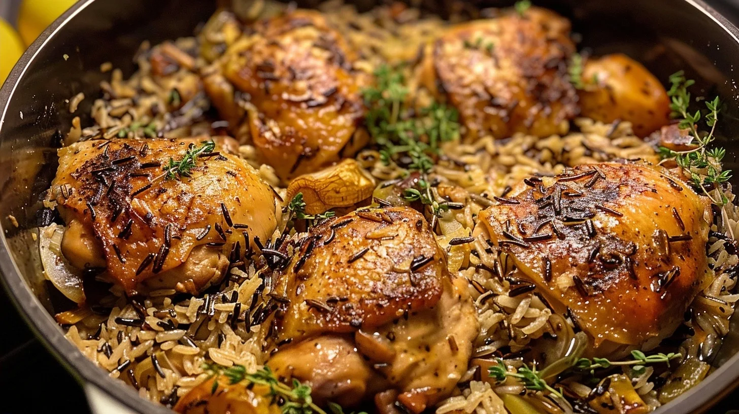 Harvest Chicken and Wild Rice One Pan Dinner 3 Harvest Chicken and Wild Rice One Pan Dinner