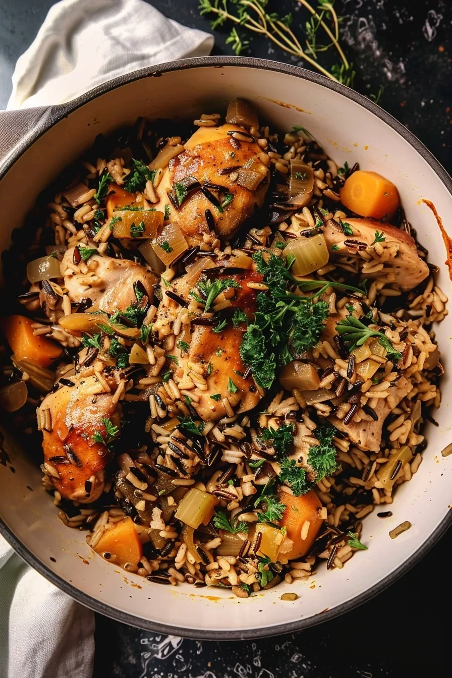 Harvest Chicken and Wild Rice One Pan Dinner 1 image 1785876378701