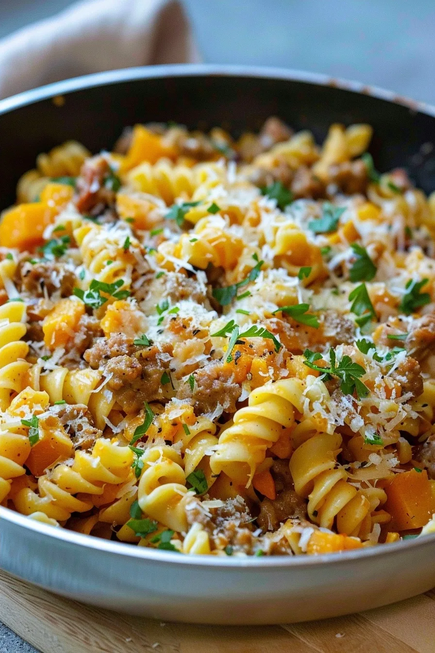 Butternut Squash Sausage Pasta: A Creamy Comfort Classic 2 image 1785876469979