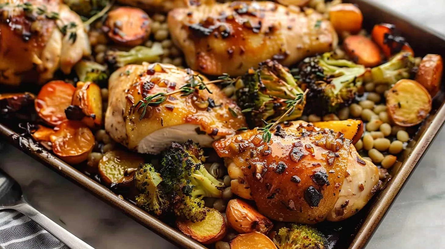 Maple Dijon Chicken Sheet Pan Dinner For Busy Nights