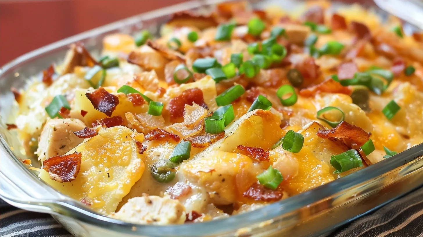 Loaded Baked Potato Chicken Casserole