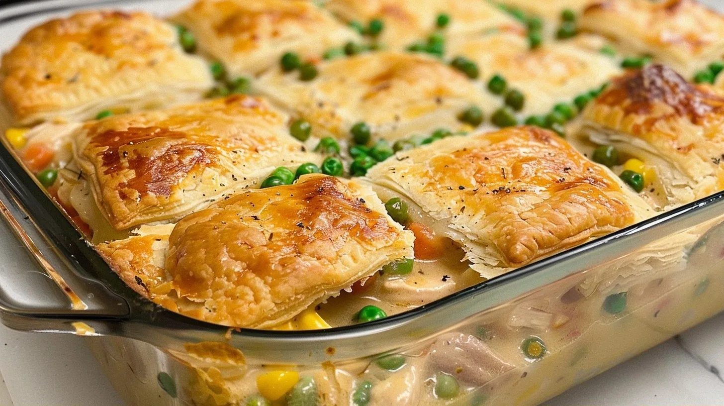 Classic Chicken Pot Pie Casserole Recipe