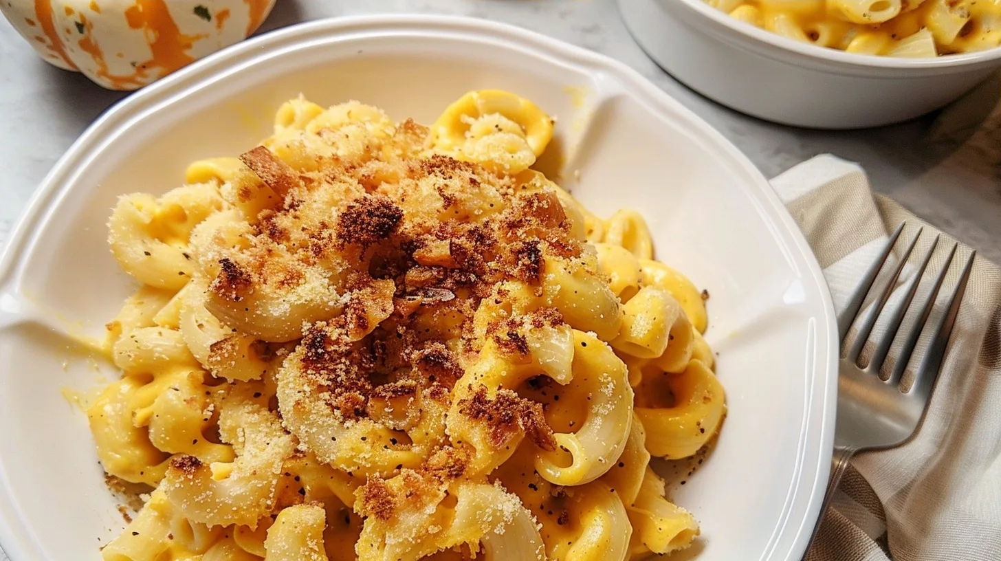 Creamy Pumpkin Mac and Cheese