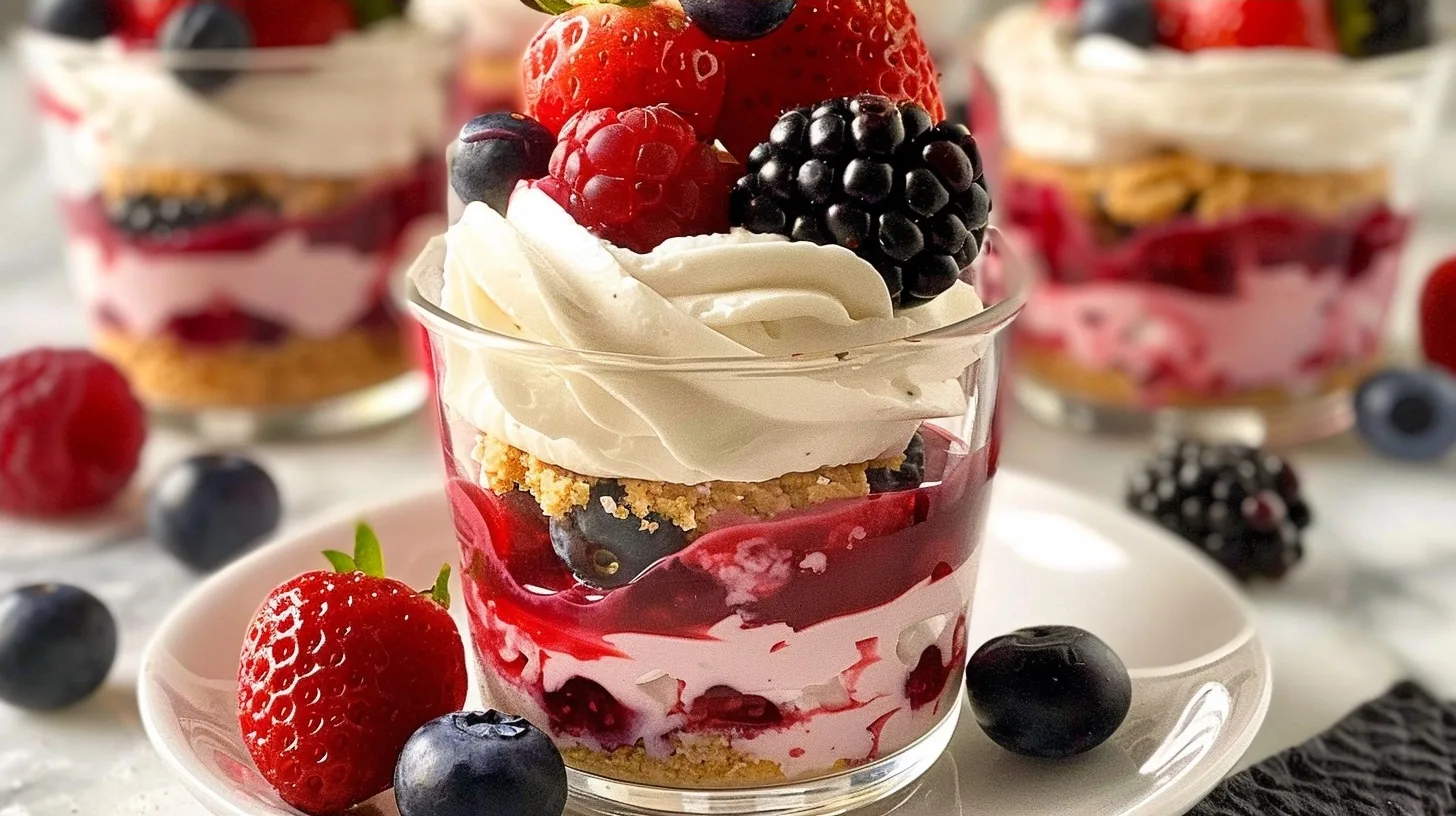No-Bake Berry Cheesecake Cups for Every Occasion