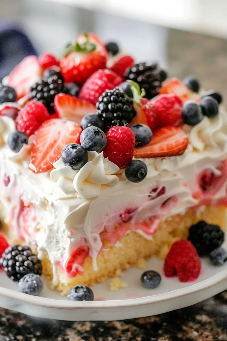 Berry Lemonade Poke Cake: A Zesty Refreshing Dessert 1 image 1786222984772