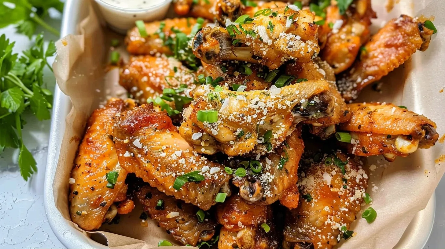 Garlic Parmesan Chicken Wings Recipe for Crispy Results