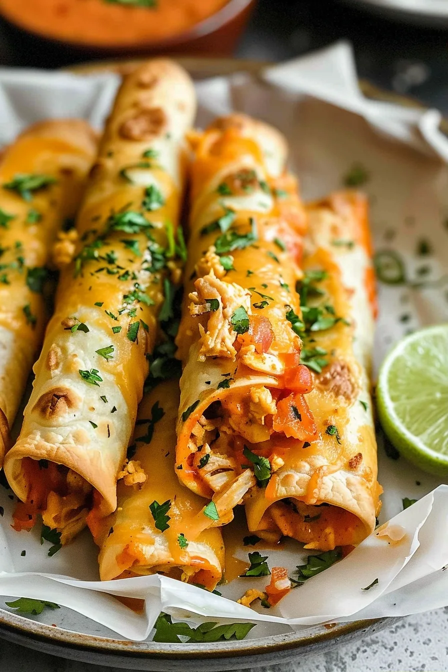 Cheesy Chicken Taquitos Recipe for Easy Dinners 1 image 1786367806863
