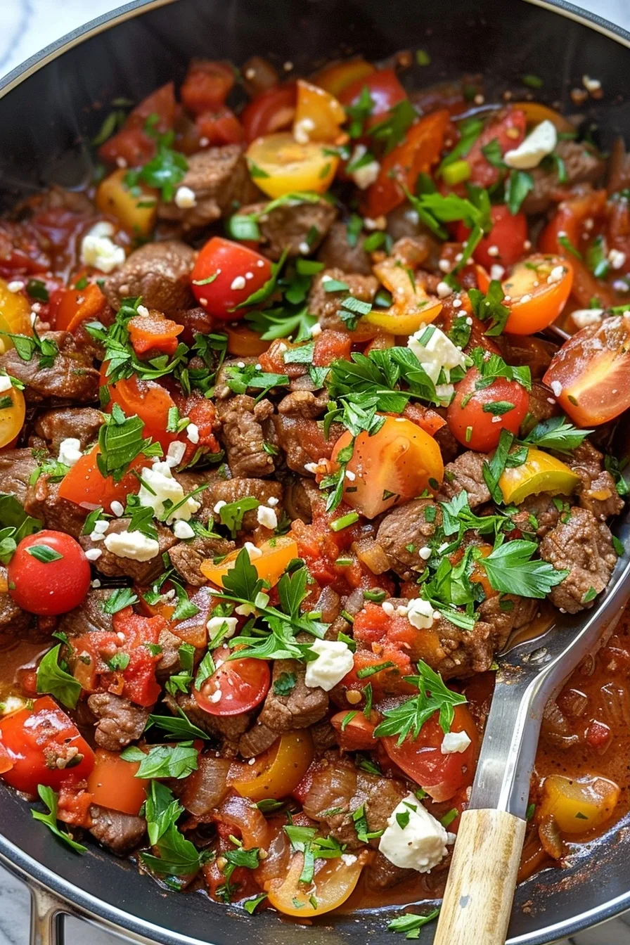 Mediterranean Beef Tomato Skillet 1 image 1786721676379