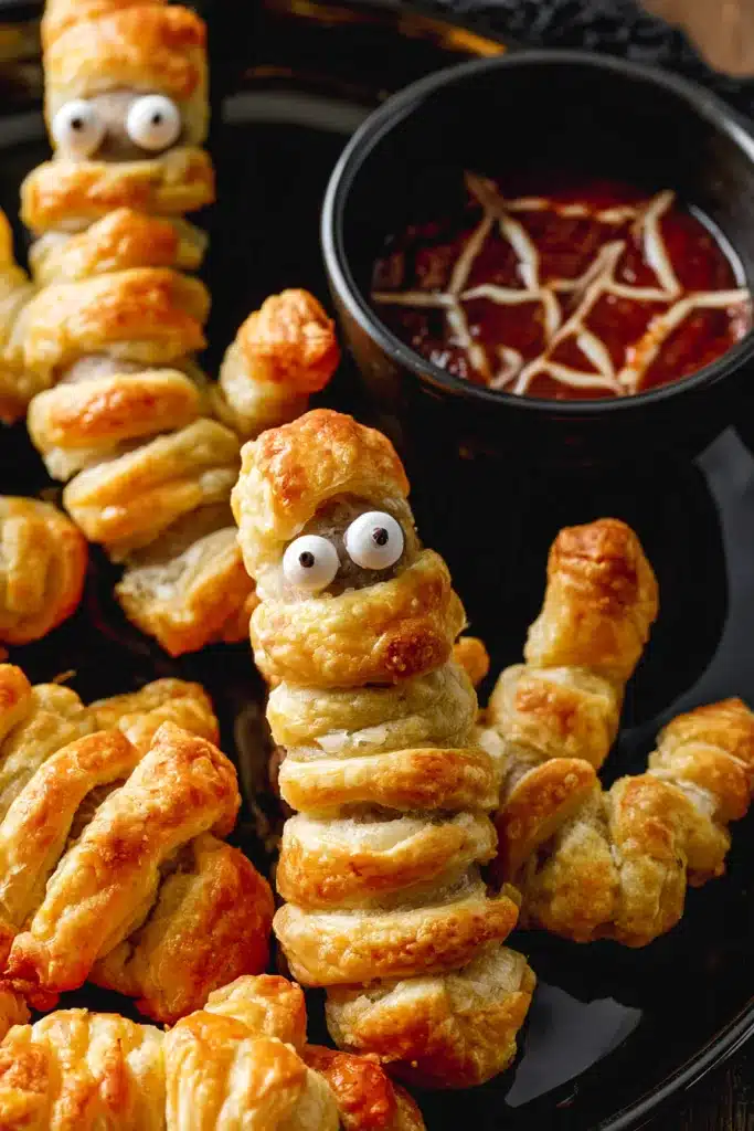 Witches Finger Sausage Rolls 2